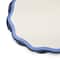 12" Modern Coast Blue Scalloped Rim Decorative Chargers 10ct. by Celebrate It™